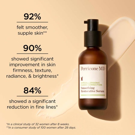 Hypoallergenic Clean Correction Smoothing Restorative Serum Bild 2