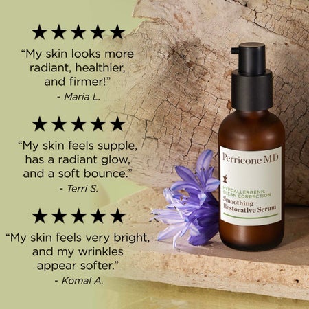 Hypoallergenic Clean Correction Smoothing Restorative Serum Bild 4