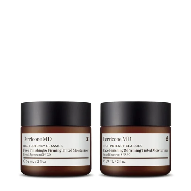 High Potency Face Finishing & Firming Tinted Moisturiser SPF 30 Duo (wert €164.00)